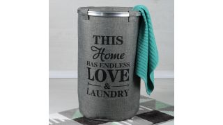 Корзина для белья FIXSEN серая (FX-1031А)